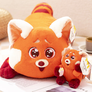 Disney Pixar Red Panda “TURNING RED” Little Panda Mei Mei plush toy doll long pillow, pendant keychain