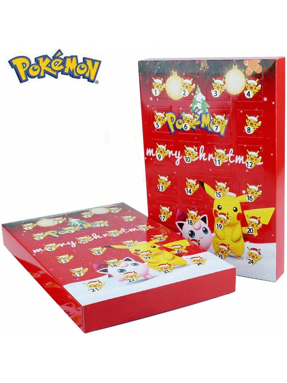 Pokemon Christmas Decoration 24Pcs/Set Figure Christmas Advent Calendar Blind Box Gift Kawaii Anime Figural Action PVC Model Toys 24pcs Random Styles