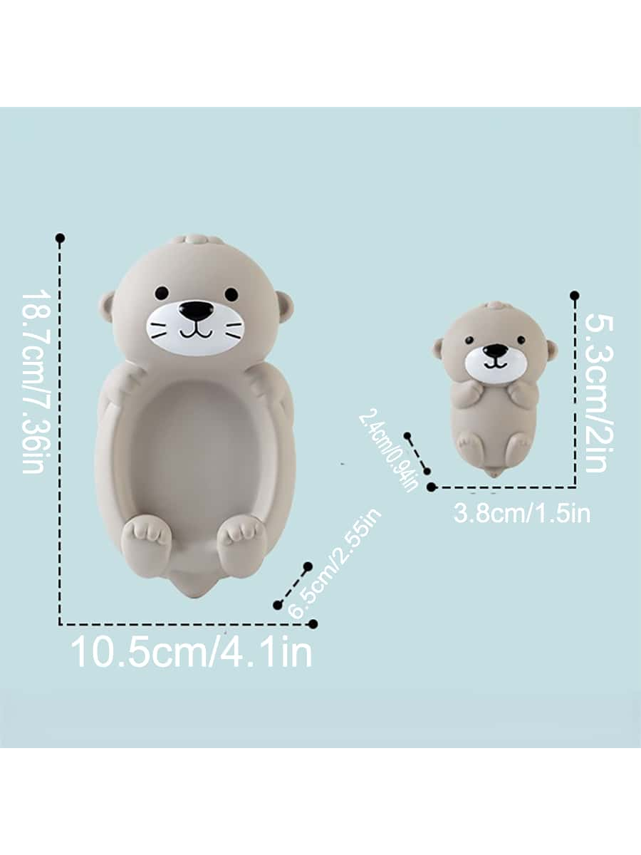 No Hole Bath Toys, Cute Otter Bath Toy Set, Bathtub Floating Water Toys, Great Gift For Bathroom Water Tub Games Pool Party,Bath Toys,Toys,Baby Toys,Selkie,Bath Toys>Baby Bath Toys,Gift Set Multicolor