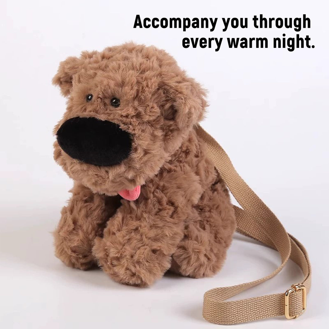 Big-Nosed Dog Backpack: Adorable, Ultra-Soft Puppy Plush Toy, Cute Doll & Stuffed Animal