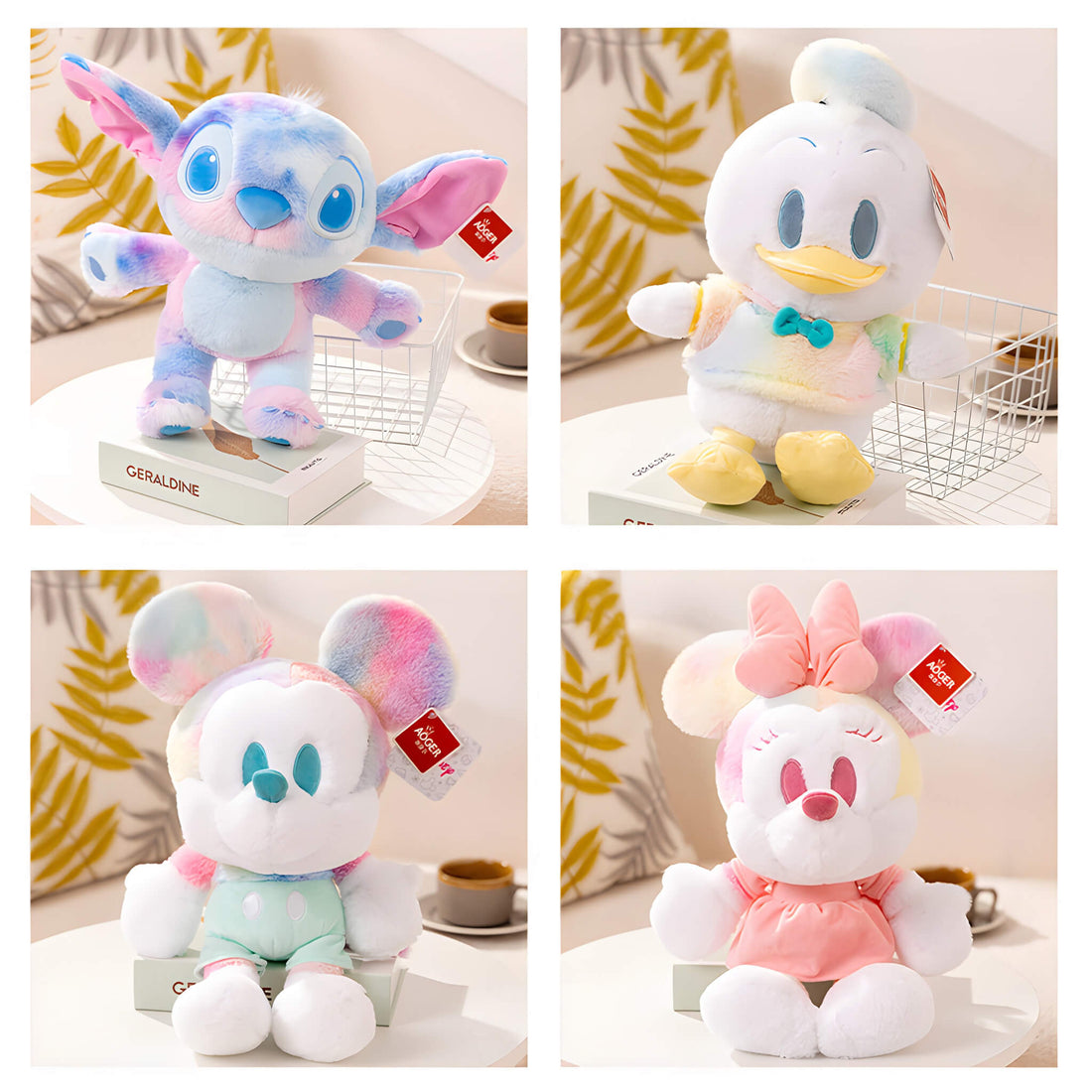 Disney Colorful Macaron Plush Toys Perfect Gift for Kids