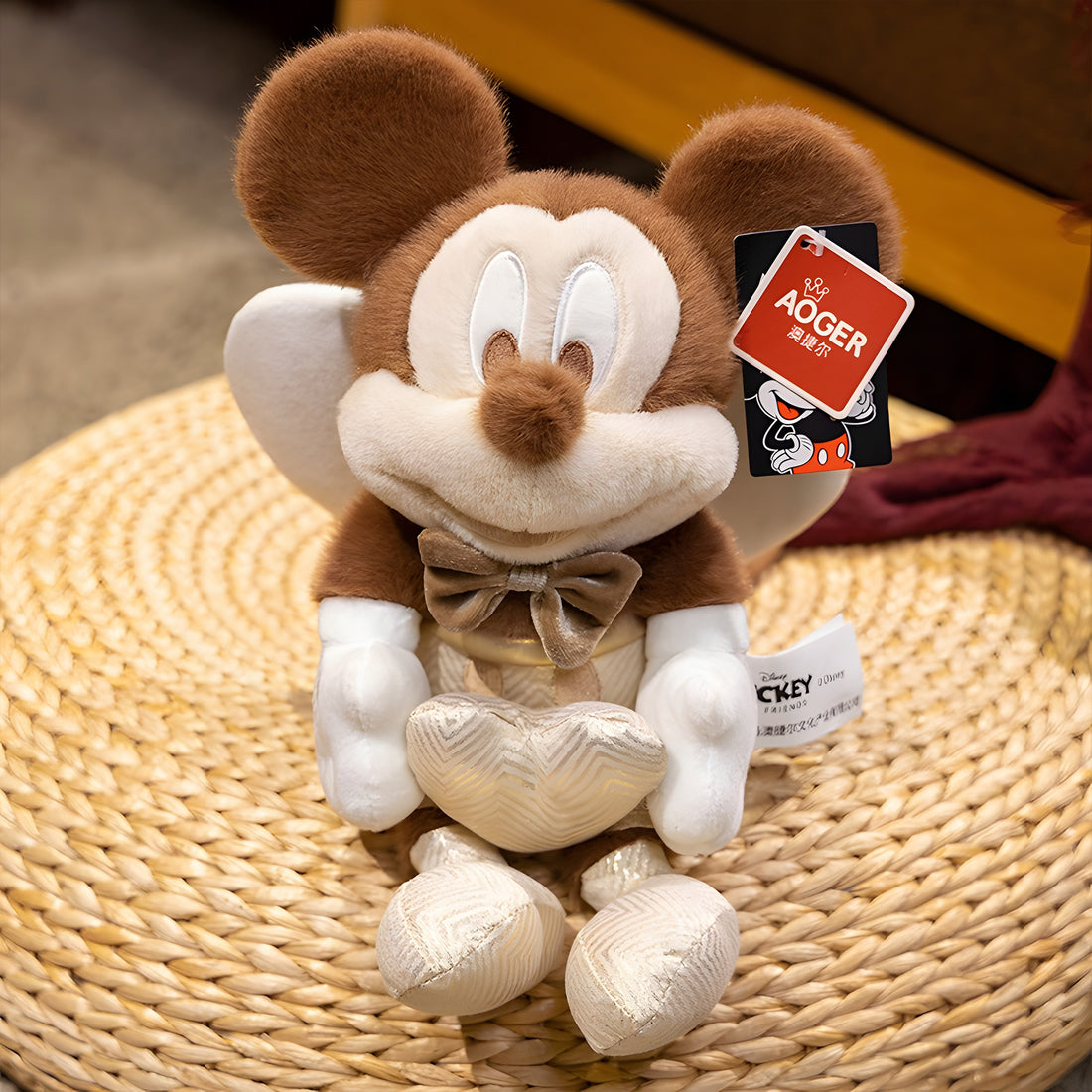 Disney Golden Mickey & Minnie Stuffed Toys