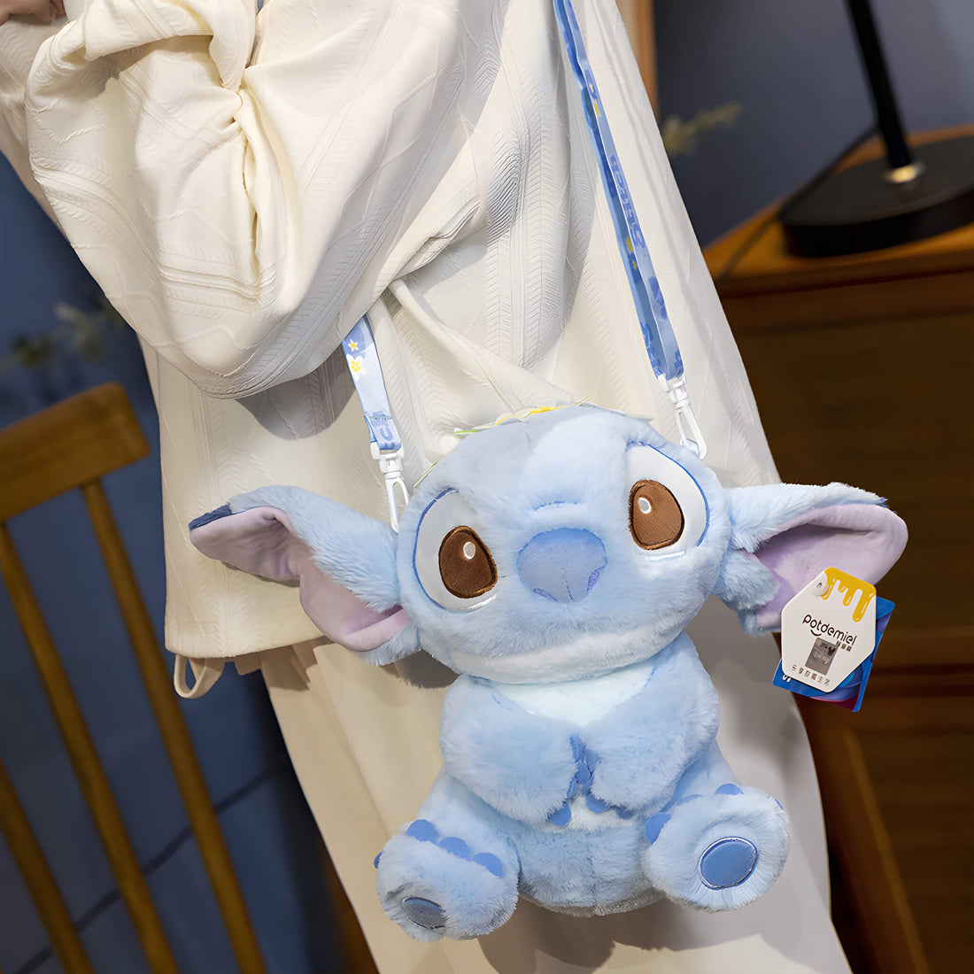 Stitch Backpack with Shoulder Strap & Scented Pouch