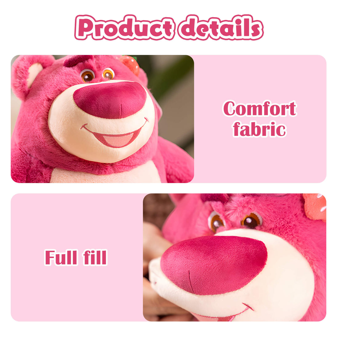 Strawberry Bear Scented Plush Doll - Gifts for Girls