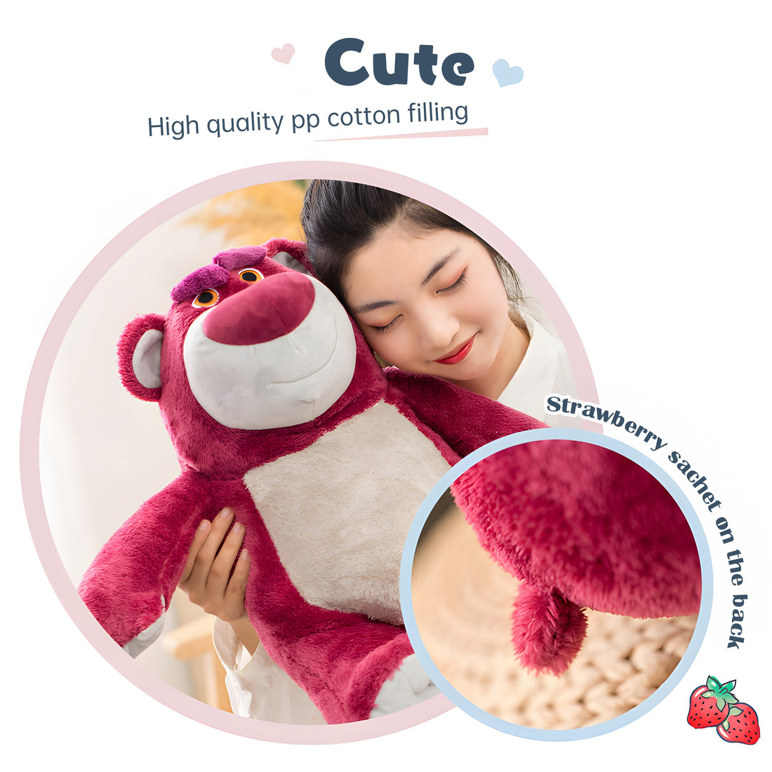 Toy Story Strawberry Bear Plush Doll - Scented Edition